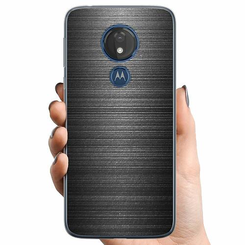 Motorola Moto G7 Power TPU Mobilskal Brushed Metal