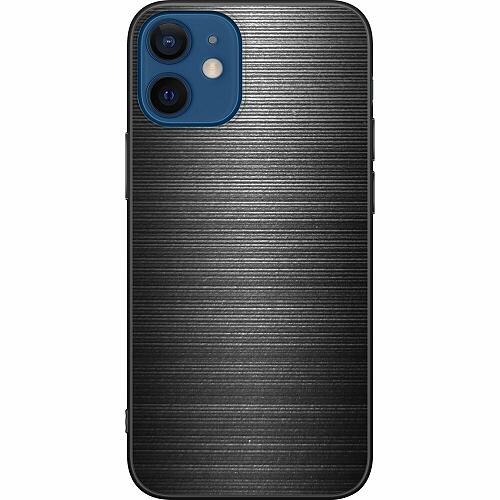 iPhone 12 mini Svart Skal Brushed Metal