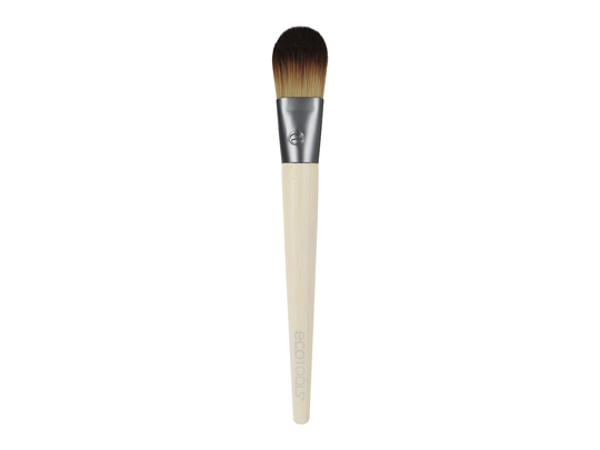 Classic Flat Foundation Brush, EcoTools Borstar & Penslar