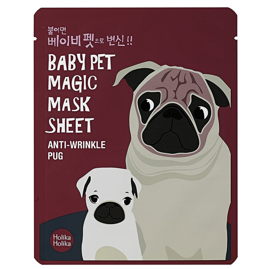 Holika Holika Baby Pet Magic Mask Sheet Pug, Holika Holika Ansiktsmask
