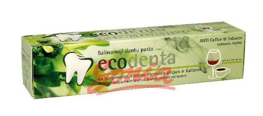 ECODENTA whitening toothpaste with bergamot 100ml