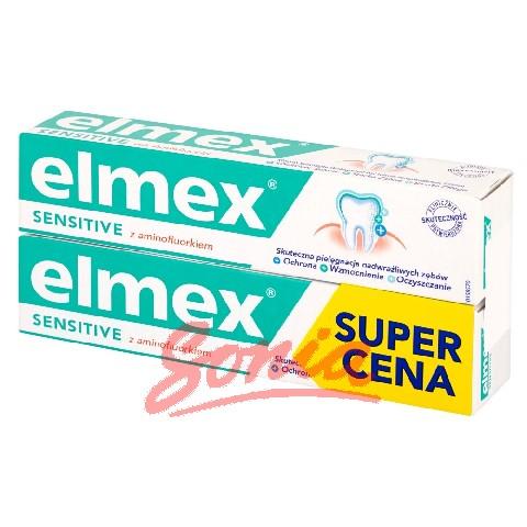 Elmex Sensitive Toothpaste 75ml + 50% per second