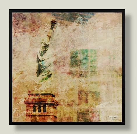 Poster - City Collage - New York 05 (Abstrakt)