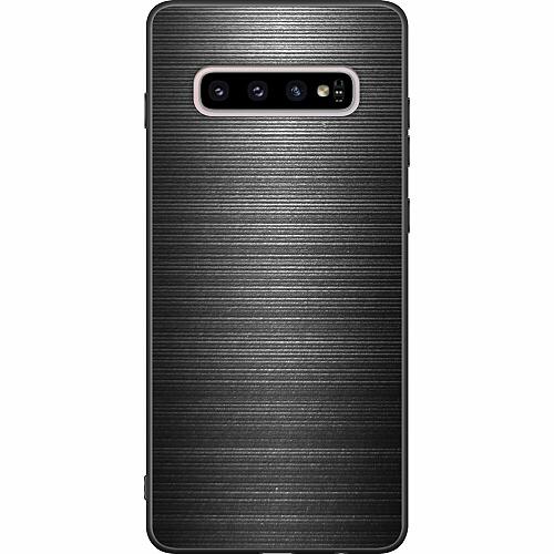 Samsung Galaxy S10+ Svart Skal Brushed Metal