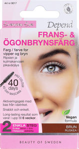 Depend Frans- & Ögonbrynsfärg brun 5 ml