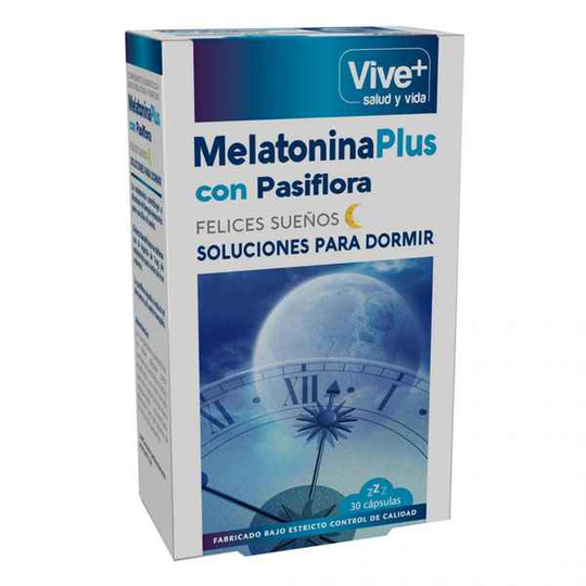 Kosttillskott Vive+ Melatonin Passionsblomma (30 uds)