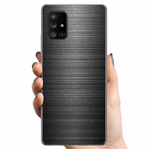 Samsung Galaxy A71 5G TPU Mobilskal Brushed Metal