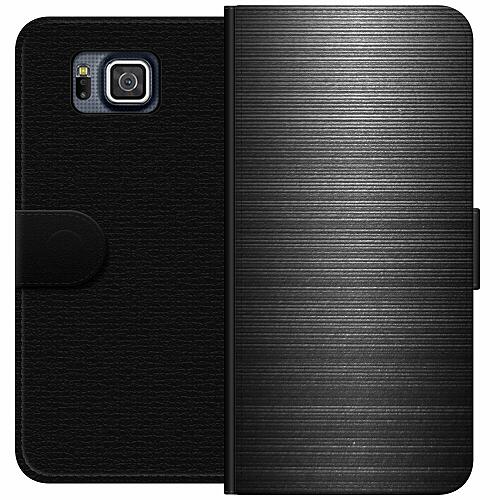 Samsung Galaxy Alpha Plånboksfodral Brushed Metal