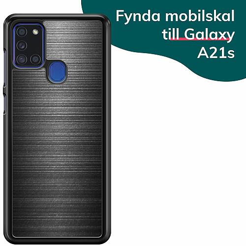 Samsung Galaxy A21s Billigt mobilskal - Brushed Metal