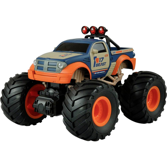 Amewi Orange, Blå Borst motor 1:18 RC modellbil Elektrisk Monstertruck Bakhjulsdrift (2WD) RtR 2,4 GHz