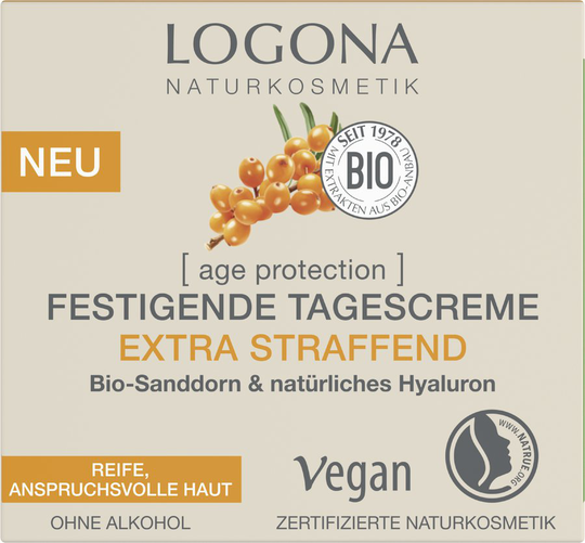 Logona [åldersskydd] uppstramande dagkräm extra uppstramande, 50ml