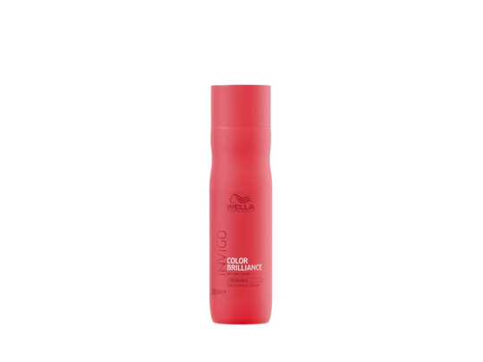 Wella Invigo Color Brilliance Shampoo Fine, Kvinna, Professionell, Schampo, Fint hår, 250 ml, Skydd för färgat hår