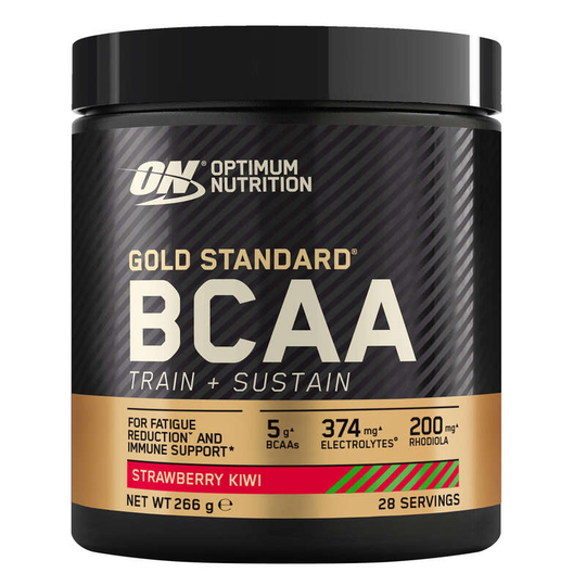 AMINOSYROR BCAA TRAIN + SUSTAIN JORDGUBB-KIWI 266 G OPTIMUM NUTRITION