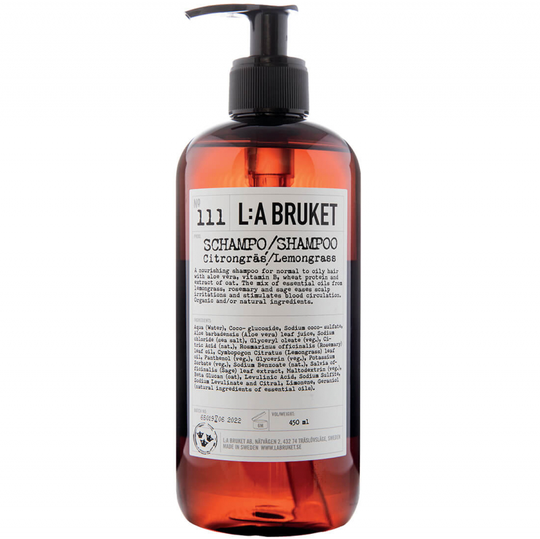L:A Bruket 111 Schampo Citrongräs (450ml)