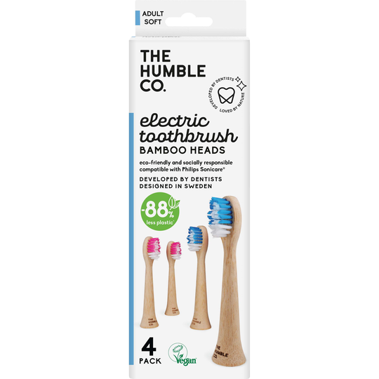 Humble Brush Elektriska Tandborsthuvuden 4-pack soft