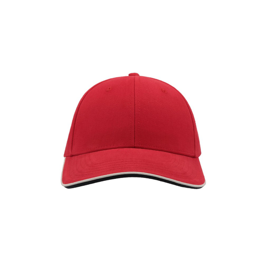 Atlantis Pilot Piping Sandwich Premium Brush Cotton 6 Panel Cap
