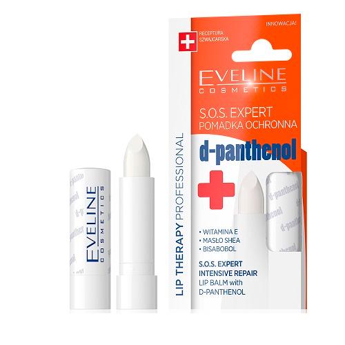 Eveline Lip Lip Therapy Professional Protective mund S.O.S.Expert d-panthenol 1pc