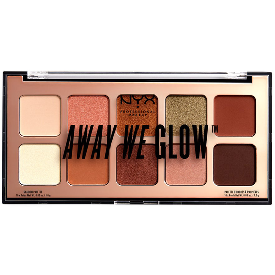 Away We Glow Shadow Palette, 10 g NYX Professional Makeup Ögonskuggspalett