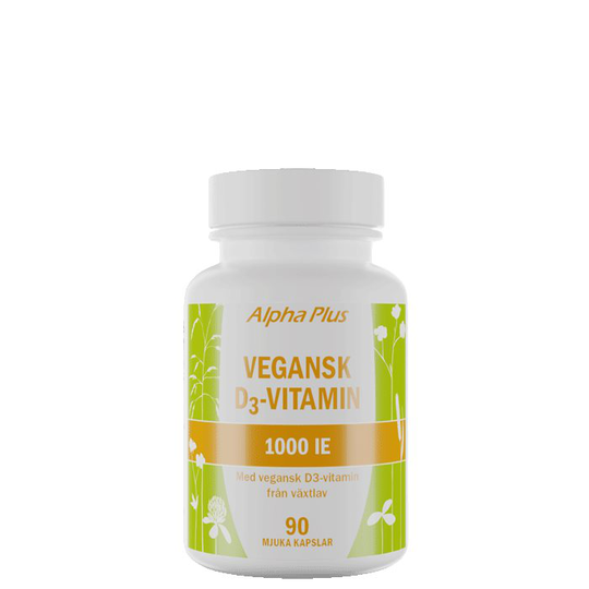 Vegansk D3 vitamin 1000 iE, 90 kapslar
