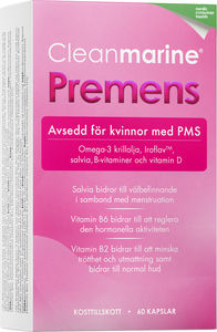Premens Cleanmarine kapslar för kvinnor med PMS 60 st