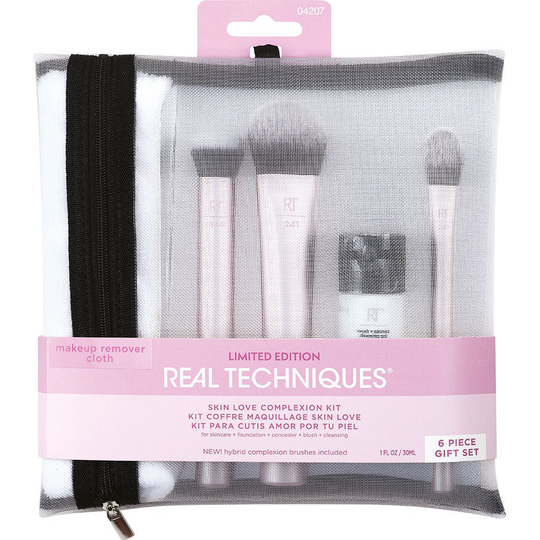 Skin Love Complexion Kit, Real Techniques Borstar & Penslar