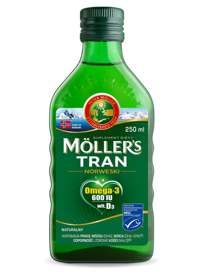 MĂ-LLER'S_Tran norweski suplement diety Naturalny 250ml