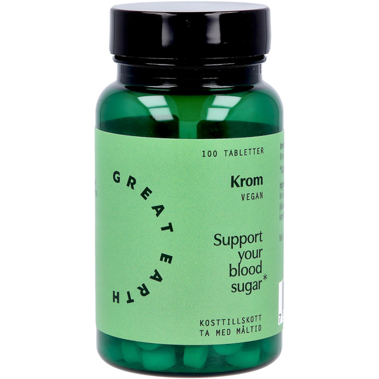 Great Earth Krom 200 mcg 100 tab