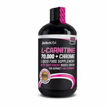 BioTechUSA L-Carnitine 70.000 + Chrome 500 ml