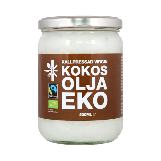Superfruit Foods Kokosolja Kallpressad Virgin EKO Fairtrade 500 ml