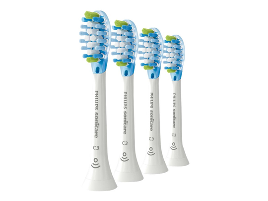 Philips Sonicare C3 Premium HX9044 Plaque Control - Extra tandborsthuvud - till tandborste - vit (paket om 4)