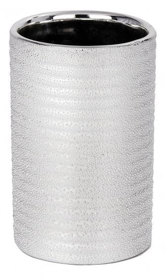 tandborsthållare Polaris Jet 7,5 cm keramik silver