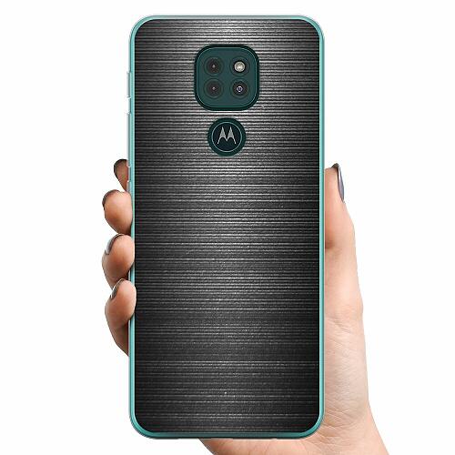 Motorola Moto G9 Play TPU Mobilskal Brushed Metal