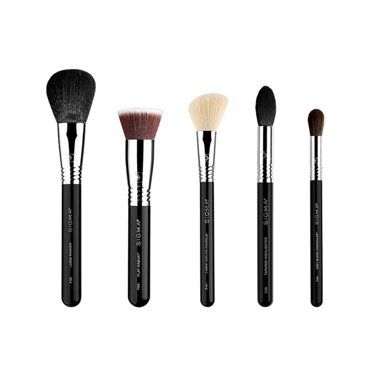 Classic Face Brush Set, Sigma Beauty Borstar & Penslar