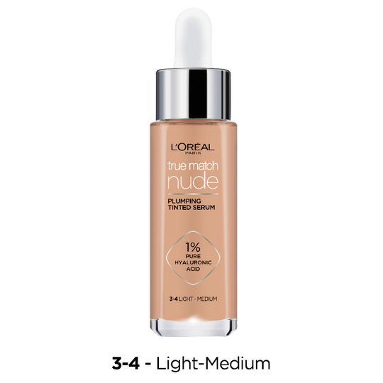 Loreal Paris True Match Nude Plumping Tinted Serum Light-Medium