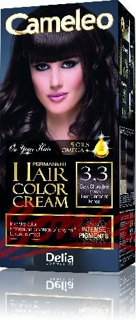 Delia Cosmetics Cameleo HCC permanent paint Omega + Dark Chocolate No 3.3 1op.