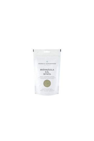 Nordic Superfood - Super Powder Green - Willd Nettle, Organic Greenkale, Peppermint 80 g