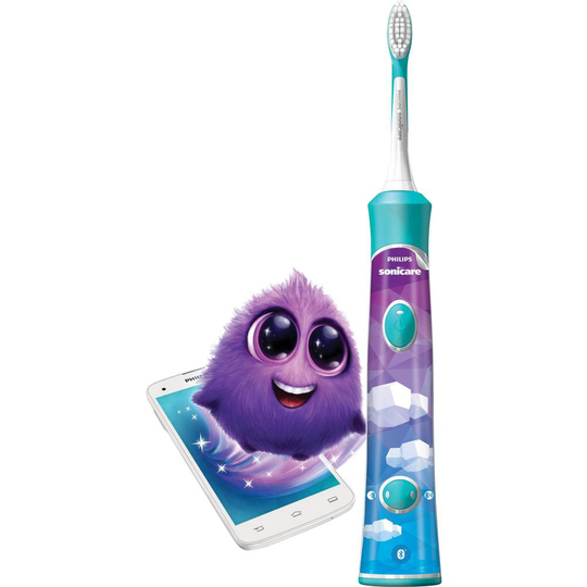 Eltandborste barn Philips Sonicare HX6322/04 for Kids HX6322/04 Vit, Flerfärgad