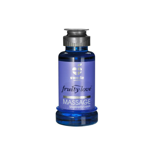 Fruity Love Massage Oil Blueberry and Cassis Aroma 100 ml