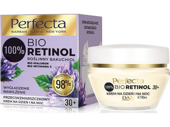 Perfecta Perfecta 100% Bio Retinol 30+ Anti-wrinkle day and night cream - moisturizing and smoothing 50ml