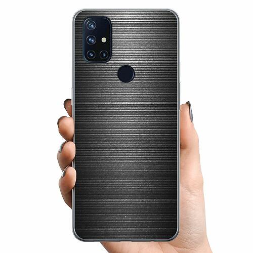 OnePlus Nord N10 5G TPU Mobilskal Brushed Metal
