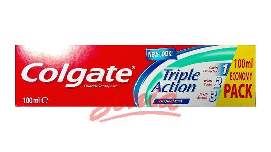 Toothpaste Colgate Triple Action Original Mint 100ml