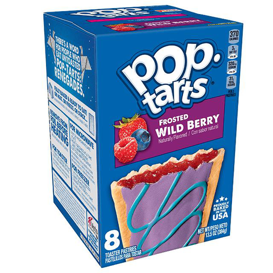 Kelloggs Pop-Tarts Frosted Wild Berry 384g