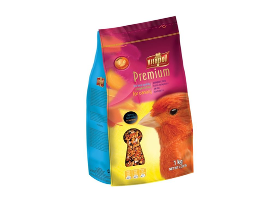 Vitapol zvp-0252, Maskar, 1 kg, Kanariefågel, Vitamin A, Vitamin D3, Vitamin E, canary seed, white millet0142e, millet u017cu00f3u0142te, red millet,