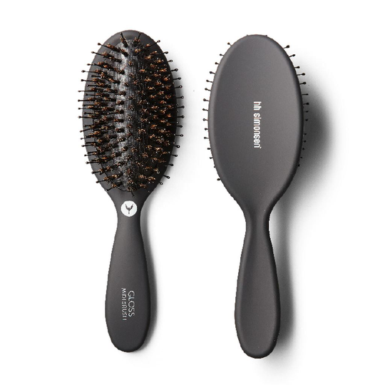 hh simonsen Gloss Brush Midi Black 1 st