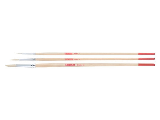 Talens Art Creation Oil & acrylic brush set hog bristle | 3 round brushes