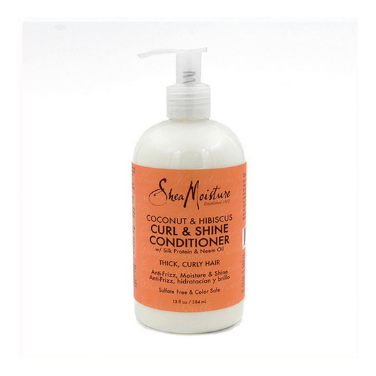 Schampo och balsam Shea Moisture Coconut & Hibiscus Curl (384 ml)