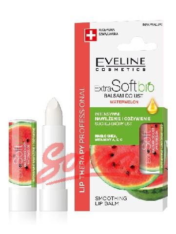 Eveline Professional Therapy Lip Balm protective mouth Extra Soft Bio - Watermelon 4g