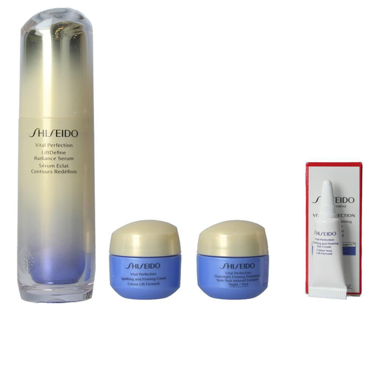 SHISEIDO VITAL PERFECTION UPLIFTING AND FIRMING SERUM SET 4 pz