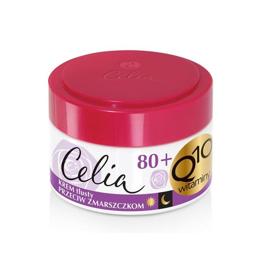 Celia Q10 Vitaminer 80+ fed creme anti-rynke dag og nat 50ml