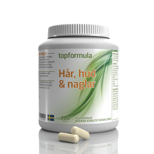 Topformula | Hår, Hud & Naglar - 100